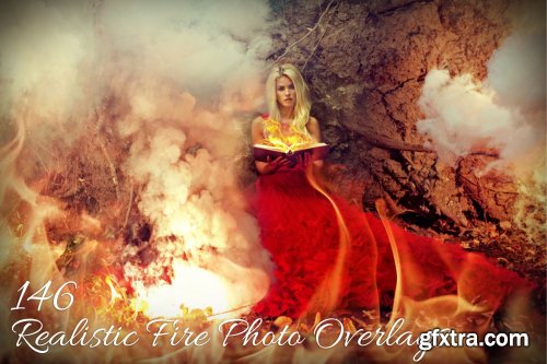 580+ Fire Photo Overlays Pack