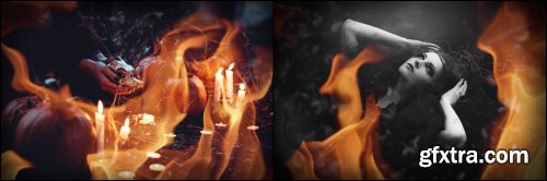 580+ Fire Photo Overlays Pack