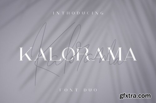 CreativeMarket - Kalorama - Font duo 3846102