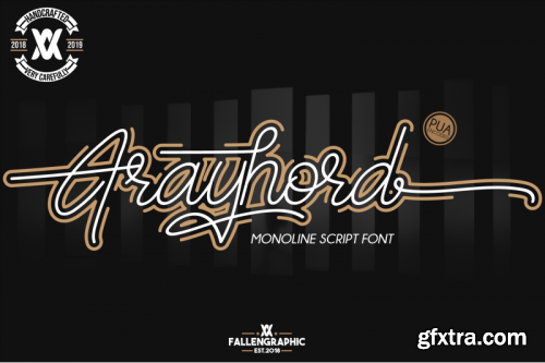 Frayhord Monoline Script