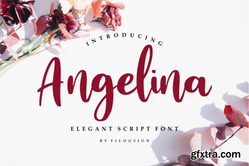 Angelina // Playful Script Font