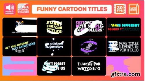 Funny Cartoon Titles - After Effects 247149