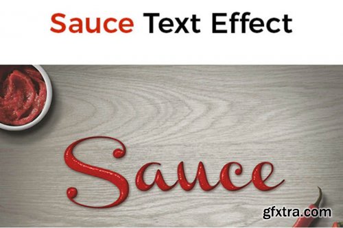 Food Text Effect Photoshop Action