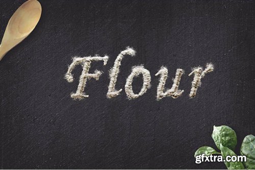 Food Text Effect Photoshop Action