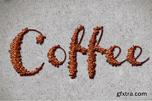 Food Text Effect Photoshop Action