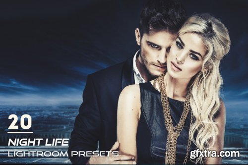 CreativeMarket - 20 Night Life Lightroom Presets 3844396