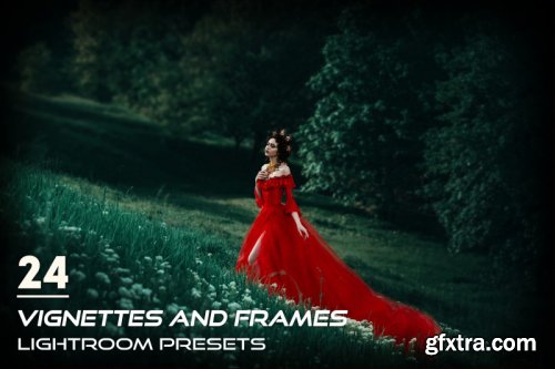 24 Vignettes and Frames Lightroom Presets