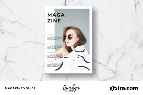 CreativeMarket - Magazine Template Vol. 07 3821097