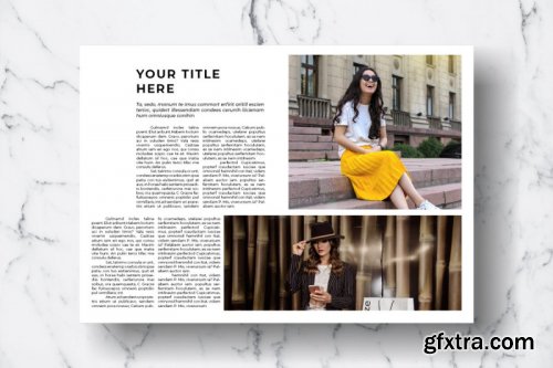 CreativeMarket - Magazine Template Vol. 07 3821097