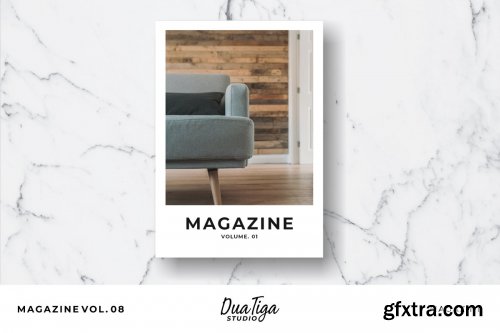 CreativeMarket - Magazine Template Vol. 08 3821162