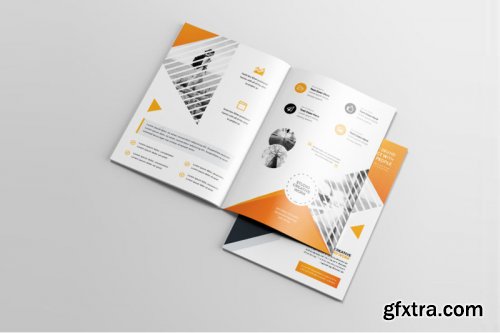 Corporate Business Bifold Brochure