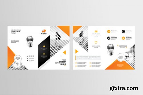 Corporate Business Bifold Brochure