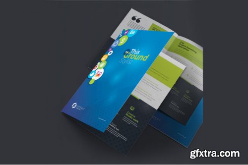 Corporate Business Bifold Brochure