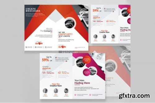 Corporate Business Bifold Brochure