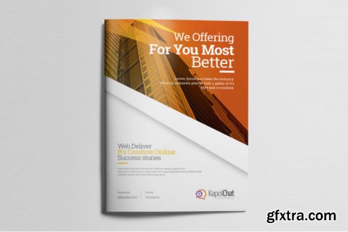 Corporate Business Bifold Brochure