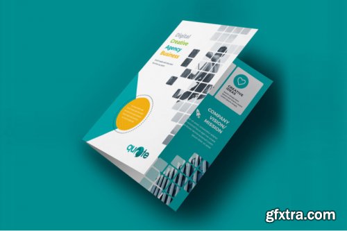 Corporate Business Bifold Brochure