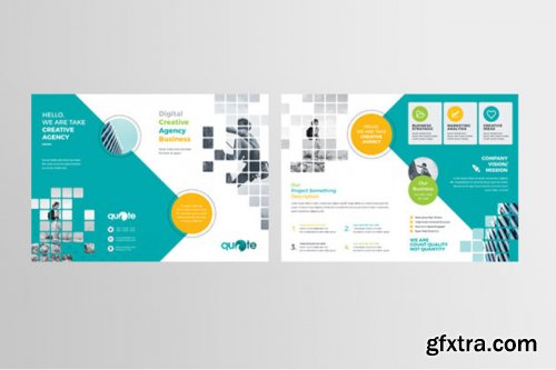 Corporate Business Bifold Brochure