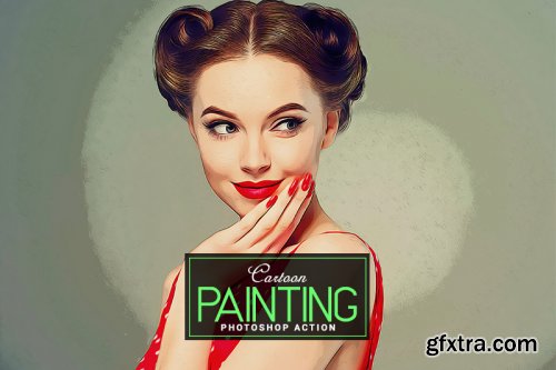 Cartoon Painting Photoshop Action