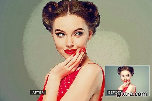 Cartoon Painting Photoshop Action