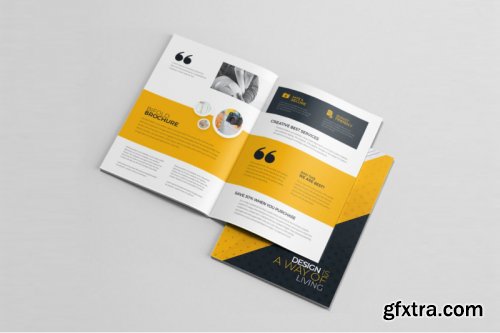 Corporate Business Bifold Brochure