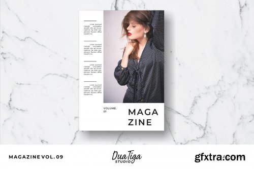 CreativeMarket - Magazine Template Vol. 09 3821164