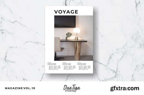 CreativeMarket - Magazine Template Vol. 10 3828955