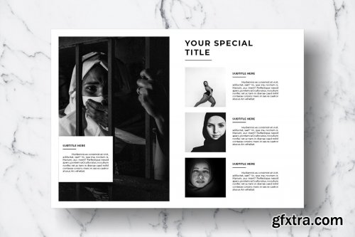 CreativeMarket - Magazine Template Vol. 12 3828960