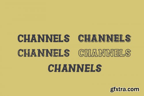 Channels Family Font