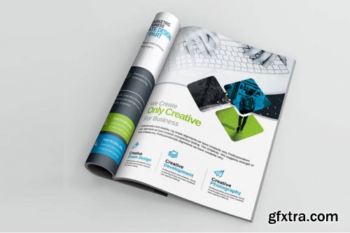 Corporate Business Bifold Brochure