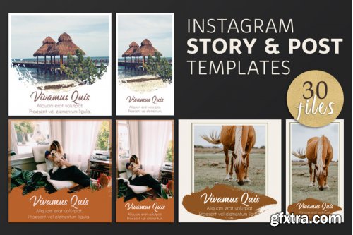 Instagram Post & Story Templates