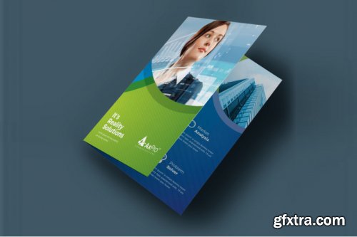 Corporate Business Bifold Brochure