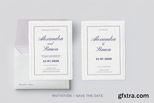 Wedding Template Suite, An Invitation Pack Classic