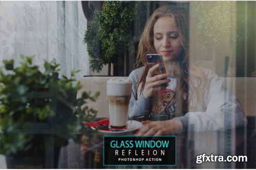 Glass Window Reflecion Photoshop Action