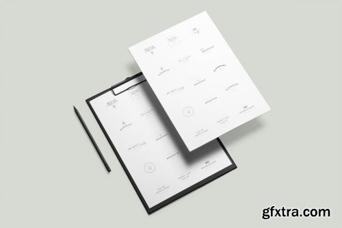 CreativeMarket - 50 Trending Minimal Logo Bundle V03 3875124