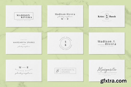 CreativeMarket - 50 Trending Minimal Logo Bundle V03 3875124