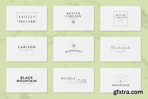 CreativeMarket - 50 Trending Minimal Logo Bundle V03 3875124