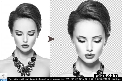 CreativeMarket - Background Remover Photoshop Action 3879983