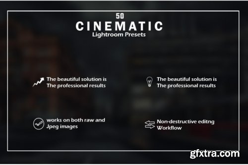 50 Cinematic Lightroom Presets