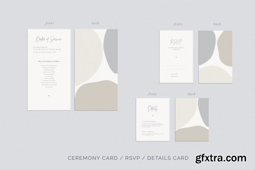 Wedding Invitation Suite Viera, Templates