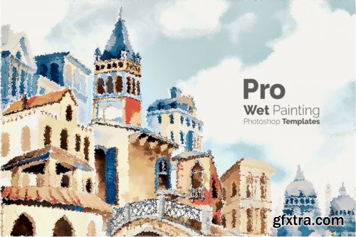 Pro Wet Painting Photoshop Templates