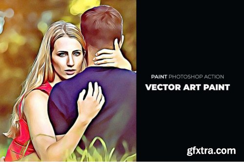 Vector Art Paint Photoshop Action