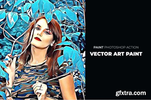 Vector Art Paint Photoshop Action