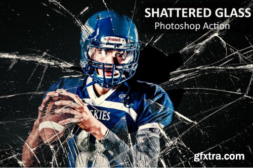 Shattered Glass - Photoshop Action