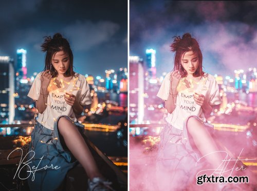 Pink Fog Photo Overlays Bundle