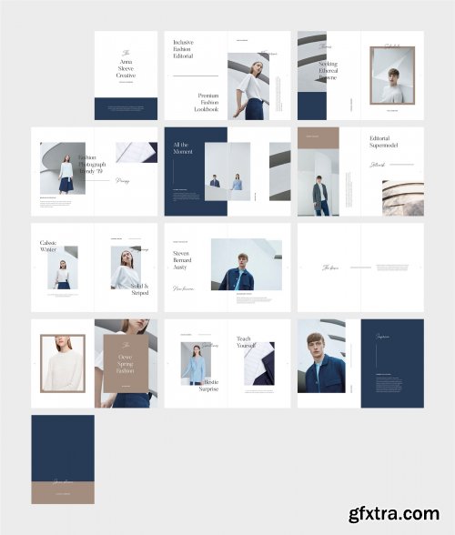 CreativeMarket - ANNA Minimalist Catalog Lookbook 3897095