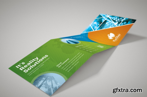 Corporate Square Trifold Brochure