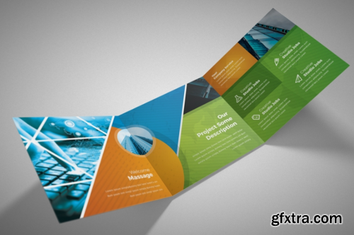 Corporate Square Trifold Brochure