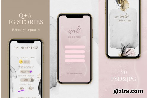 Q+A Instagram Stories Game Templates, Instagram Stories, Social Media