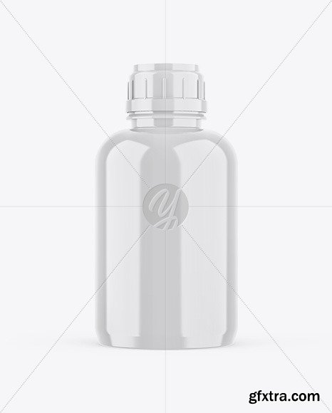 Glossy Bottle Mockup 45735