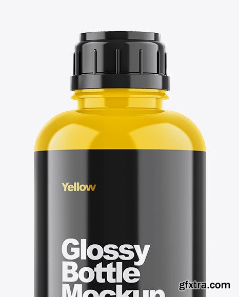 Glossy Bottle Mockup 45735